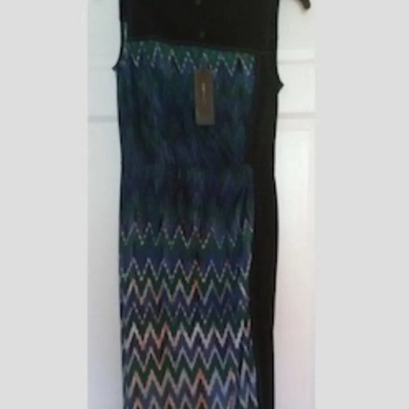 BCBG Max Azria  Chevron Print Shift Dress Sz XXS - Picture 4 of 4